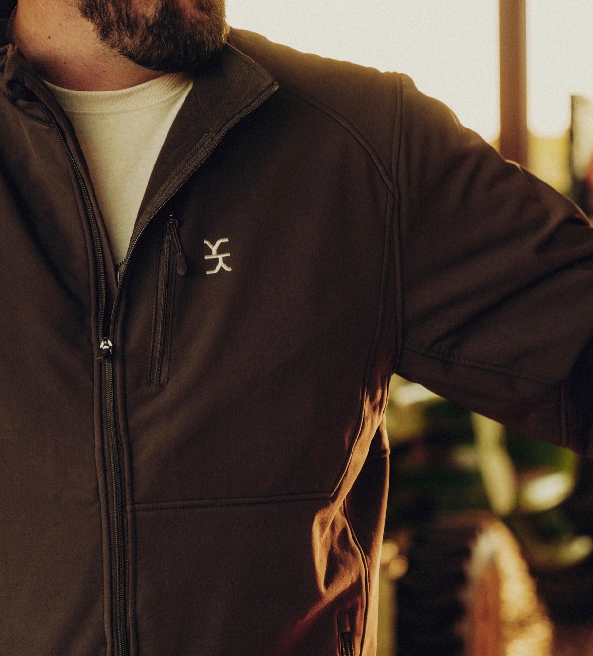 Chocolate Softshell Conceal Carry Jacket